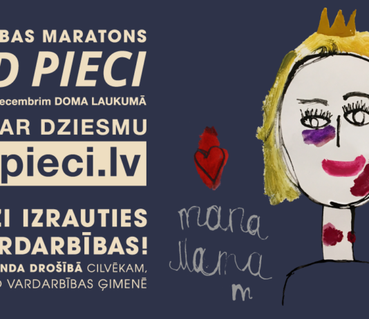 Vairāk nekā sešas diennaktis cīņā pret vardarbību. Startē “Dod pieci”